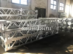 LBNXG Modelo de liga de alumínio lattince gin pole Tower Erection Gin Pole