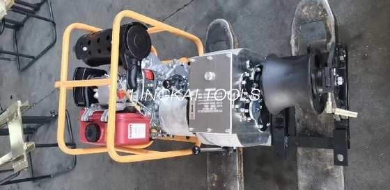 Guincho motorizado do motor diesel para a linha de transmissão ereção da torre