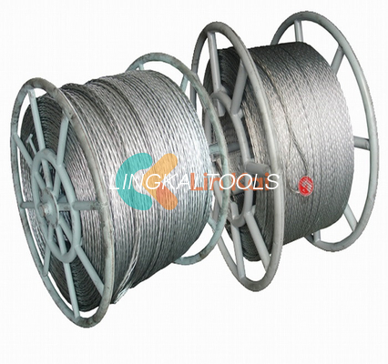 Força Corda de aço trançada anti-torção de 12 mm para puxar um único condutor ou OPGW