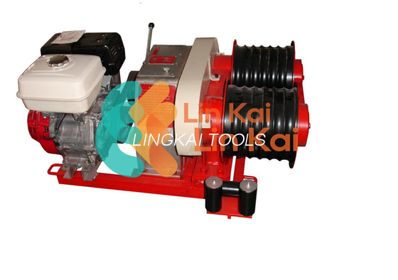 Motor a diesel 9KW Três toneladas Dual Bull Wheel Guincho Torre Equipamento de construção