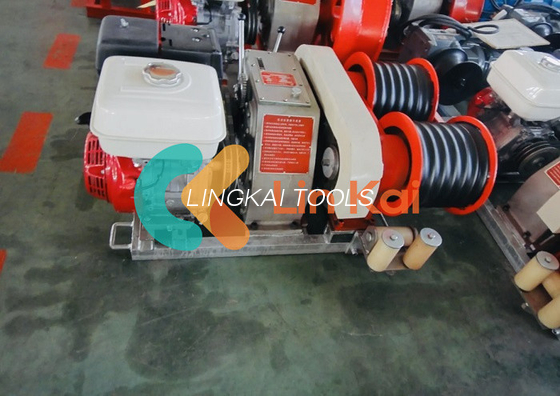 Durável 9KW Diesel e Gasline 30 50kn Duplo Capstan Guincho Torre Máquina de Ereção