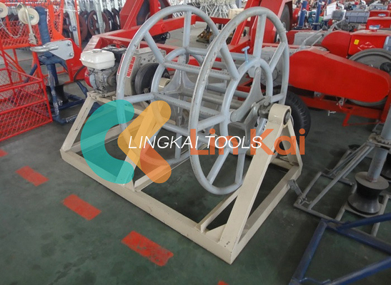 25kN Força de carga nominal Stranders Wire Take Up Machine para testes antes do envio