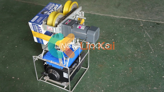 Máquina de tracção de robôs móveis com motor elétrico OPGW Ferramentas de instalação