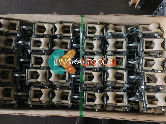 2.2kg OPGW Dobras faixas de suporte de rolos Carga de trabalho 2KN