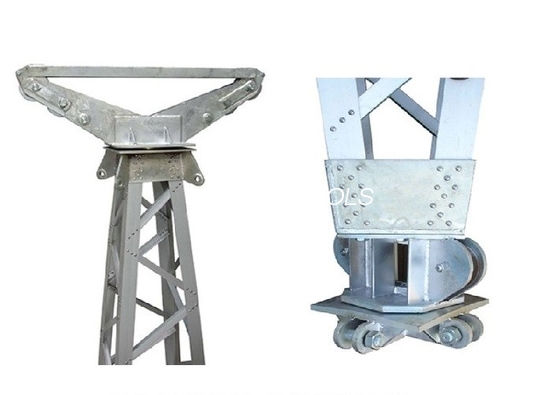 A ereção da torre do estilo do quadro utiliza ferramentas interno suspende o guindaste de torre de polo de gim da estrutura
