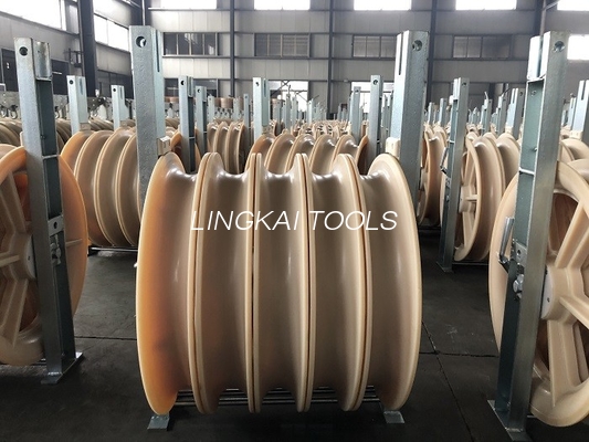Linha de transmissão 400KV que amarra a polia de nylon da polia de 660mm