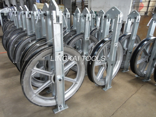 Linha de transmissão 400KV condutor de alumínio Pulley de 660mm