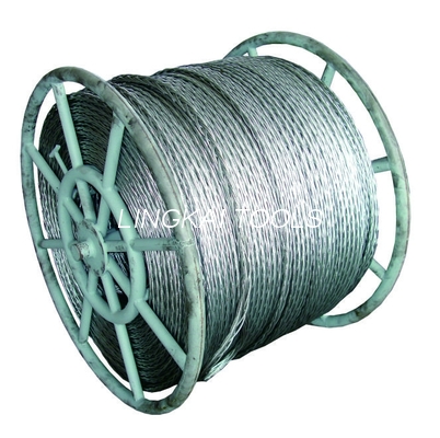 Cabo entrançado de aço trançado anti-torção 12mm para puxar a única linha amarração de In Overhead Transmission do condutor
