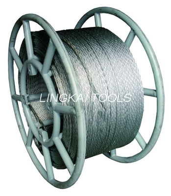 corda de fio de aço trançada de torção de 13mm anti para o único maestro Stringing