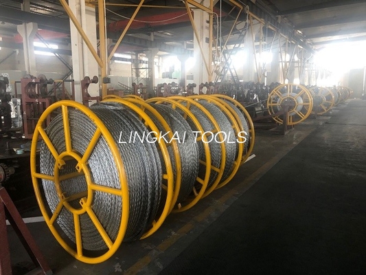 corda de fio de aço de torção de 20mm anti para três condutores empacotados que amarram a linha de transmissão