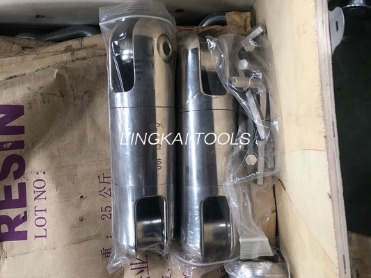 Linha do conector de 5 Ton Wire Rope Connectors Swivel que amarra o conector do giro