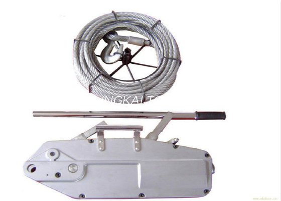 linha de despesas gerais do guincho do extrator do cabo de 32kn Tirfor que amarra ferramentas