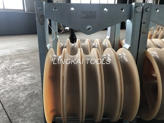 660 maestro empacotado Pulley Stringing Block do fio das rodas do grande diâmetro do milímetro polias
